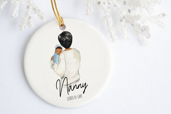 Gift For New Grandma Ideas | Grandma & Baby Ornament | Ollie + Hank