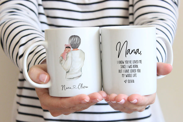 Gifts for New Grandma | Grandma & Baby Mug | Ollie + Hank