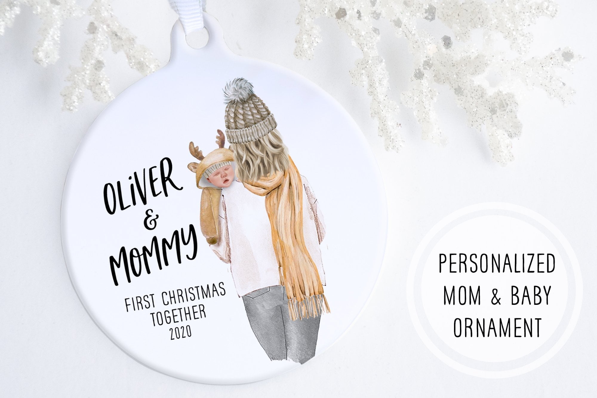 Gifts For New Mom Christmas | Baby Of Mine Ornament | Ollie + Hank