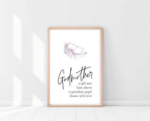 Godmother Request Gift | Godmother Poem | Ollie + Hank