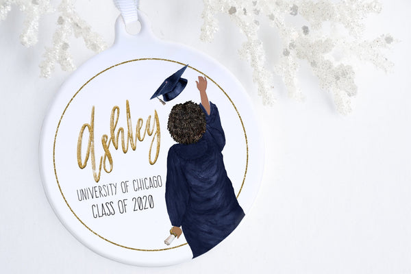 Graduation Ornament 2020 | Personalized Graduation Ornament | Ollie + Hank