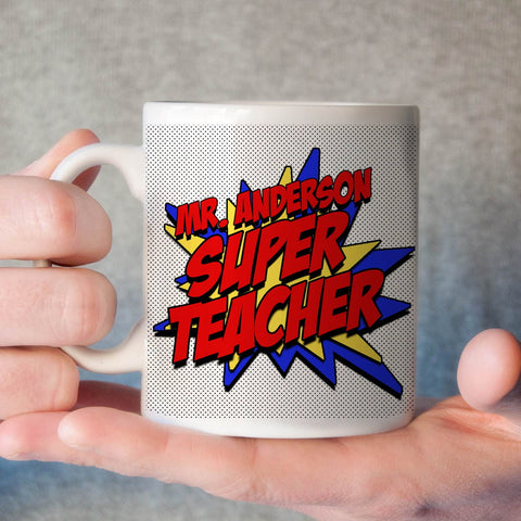 Male Teacher Gift | Super Teacher Mug | Ollie + Hank