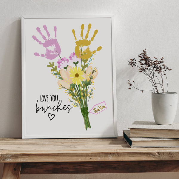 Mothers Day Handprint Flower | Handprint Flower Bouquet | Ollie + Hank