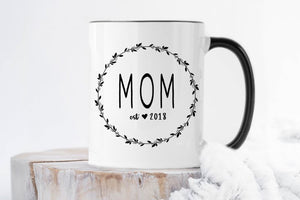 New Mom Gifts | Mom Est Mug | Ollie + Hank