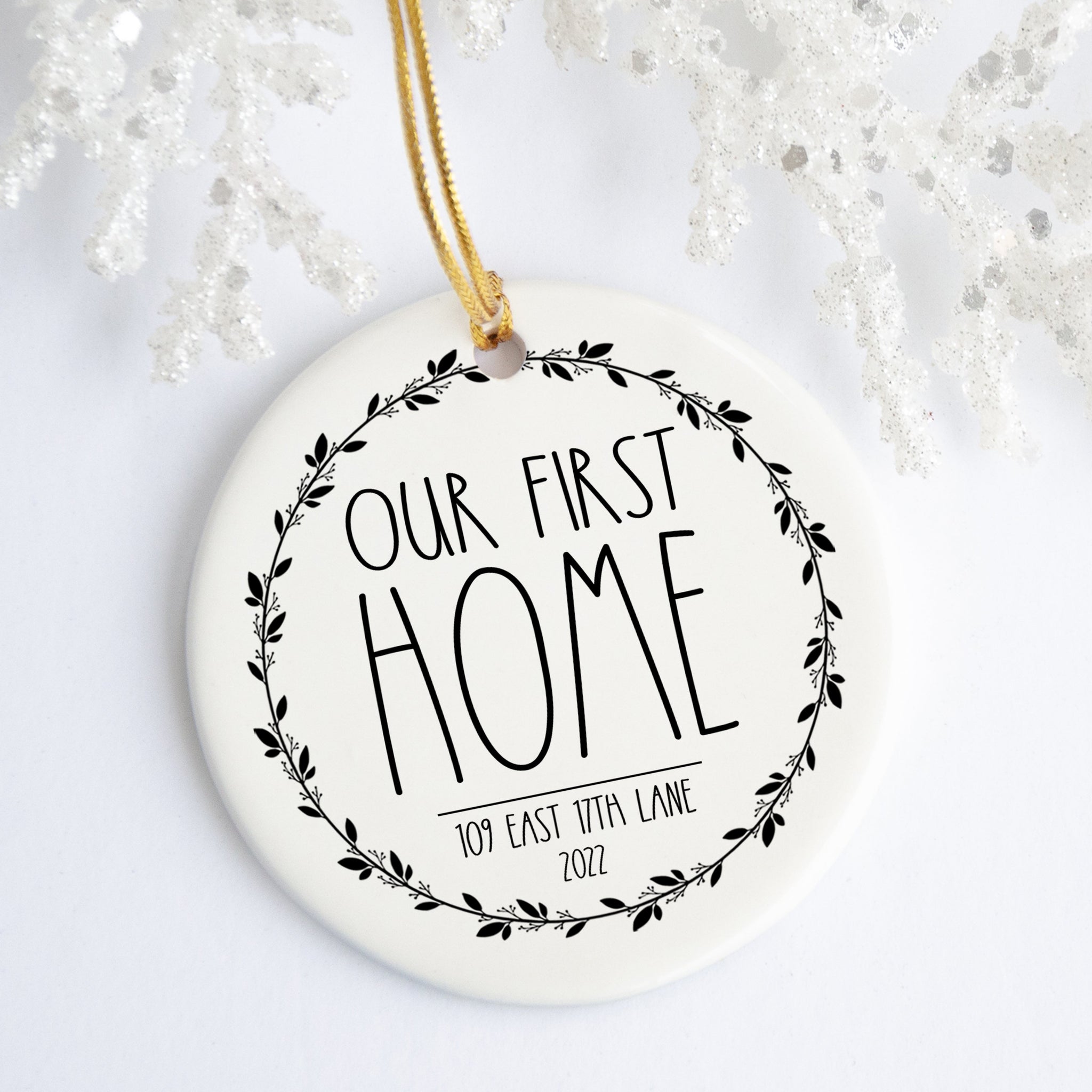 New Home Gift | Our First Home Ornament | Ollie + Hank