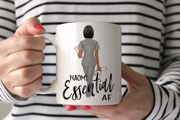 Nurse Week Gift Ideas | Personalized Gift For Nurse | Essential AF Mug