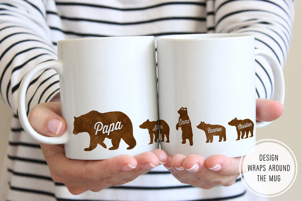 Father's Day Mug | Papa Bear Mug | Ollie + Hank