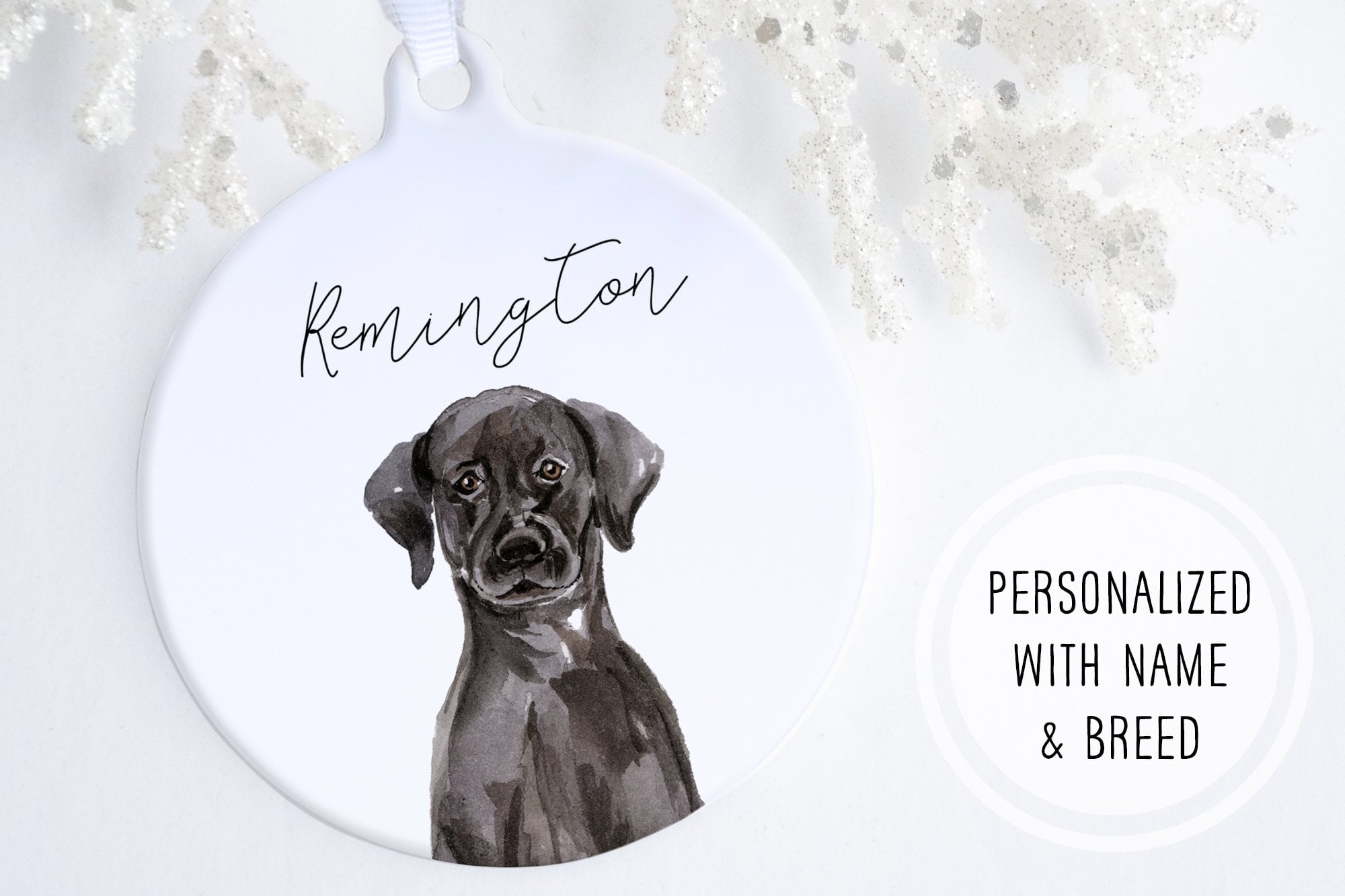 Personalized Dog Ornament | Ollie + Hank