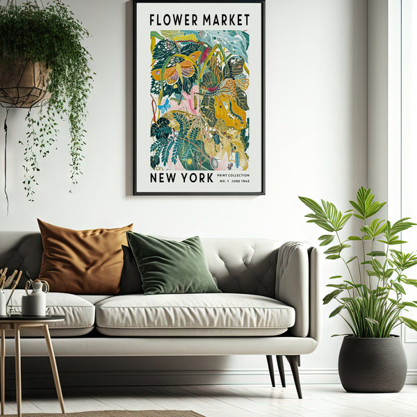 Flower Market Print | Plant Art Prints | Ollie + Hank