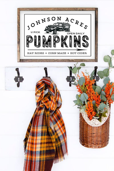Sign For Fall | Pumpkin Patch Sign | Ollie + Hank