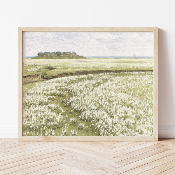 Spring Landscape Painting | Wildflower Meadow Painting | Ollie + Hank