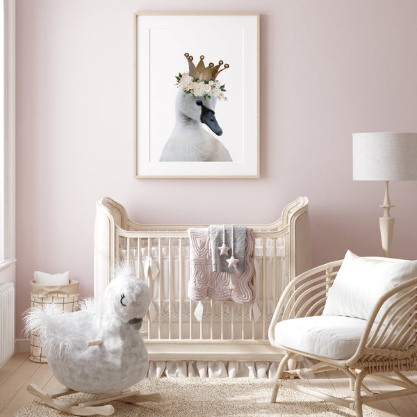 Swan Princess Nursery Decor | Ollie + Hank