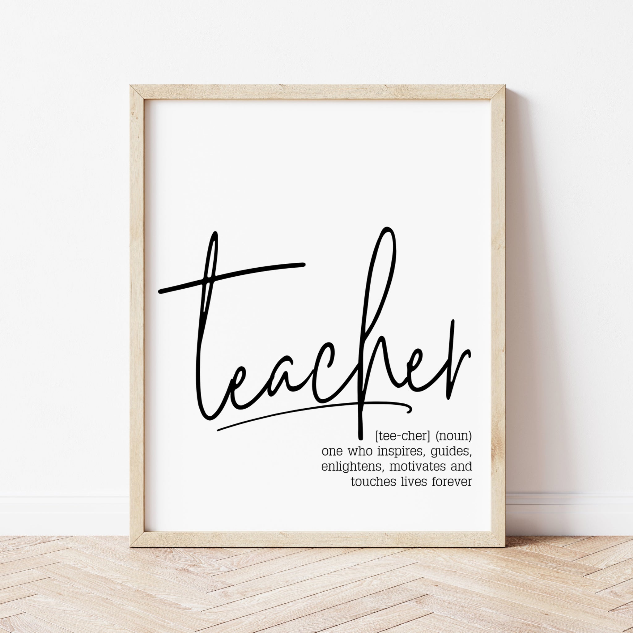 Teacher Thank You Gift Ideas | Teacher Definition Print | Ollie + Hank