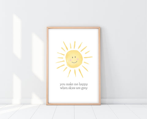 You Are My Sunshine Nursery Art | Ollie + Hank